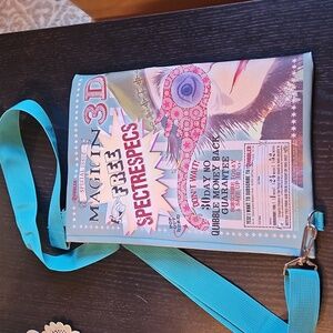 Magic 3D Print Crossbody Bag - Teal